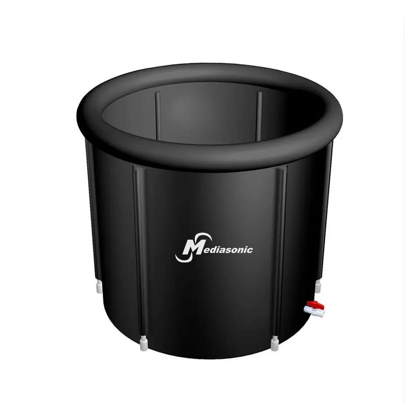 Hot and Ice Bath Tub for Athletes | Large Capacity 115 Gallons / 433 Liters | Portable Cold Ice Tub | Inflatable Ice Bath for Outdoor Cold Therapy Tub by (MS-100RP)