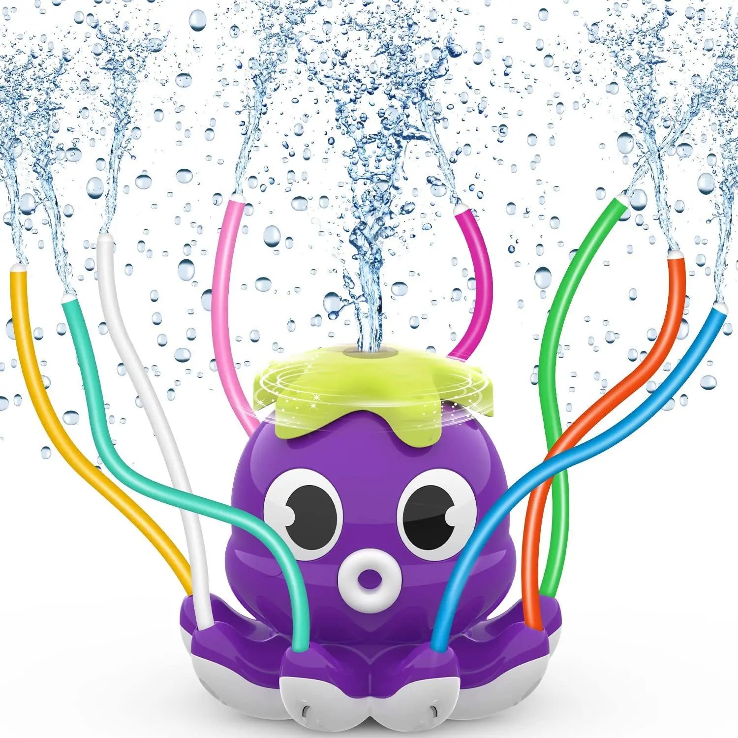 Outdoor Octopus Water Sprinkler Toys Backyard Garden Water Toys Lawn Summer Yard Cartoon Splash Sprinkler Baby Bath Toy for Kids