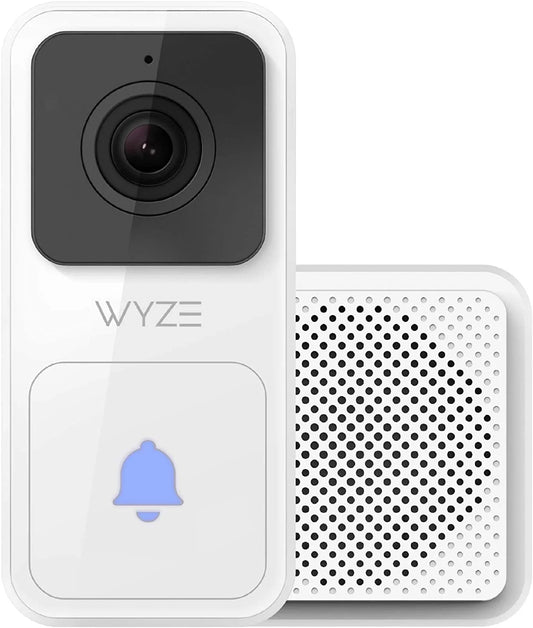 Video Doorbell (Chime Included), 1080P HD Video, 3:4 Aspect Ratio: 3:4 Head-To-Toe View, 2-Way Audio, Night Vision, Hardwired