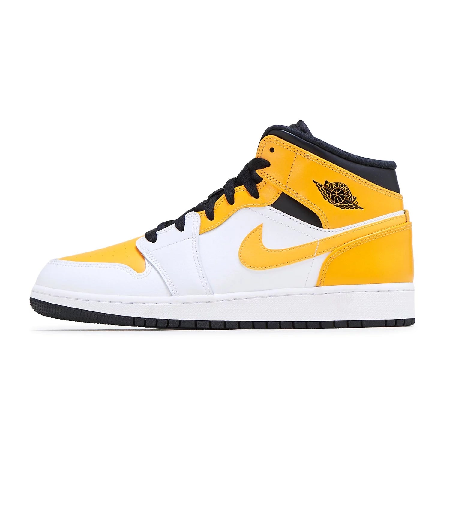 Big Kid'S  1 Mid "University Gold" White/University Gold-Blk (554725 170) - 6.5