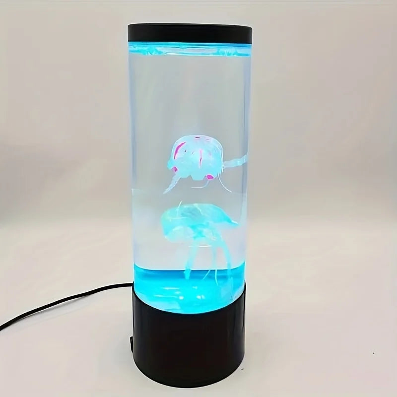 LED Fantasy Jellyfish Lamps Color Changing Jellyfish Tank Aquarium Lamp USB Battery Power Relaxing Mood Night Light