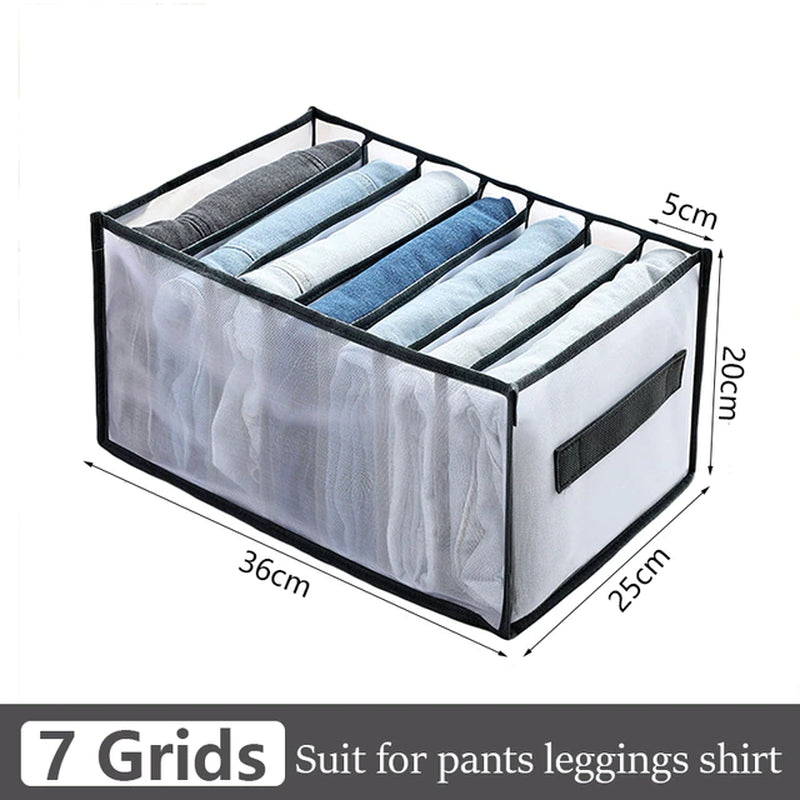 Jeans Organization Storage Box Closet Organizer Clothing Organization System Drawer Organizers Cabinet Pants Storage Organizer