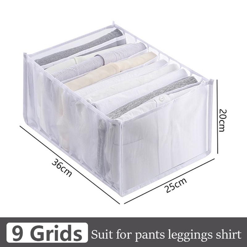 Jeans Organization Storage Box Closet Organizer Clothing Organization System Drawer Organizers Cabinet Pants Storage Organizer