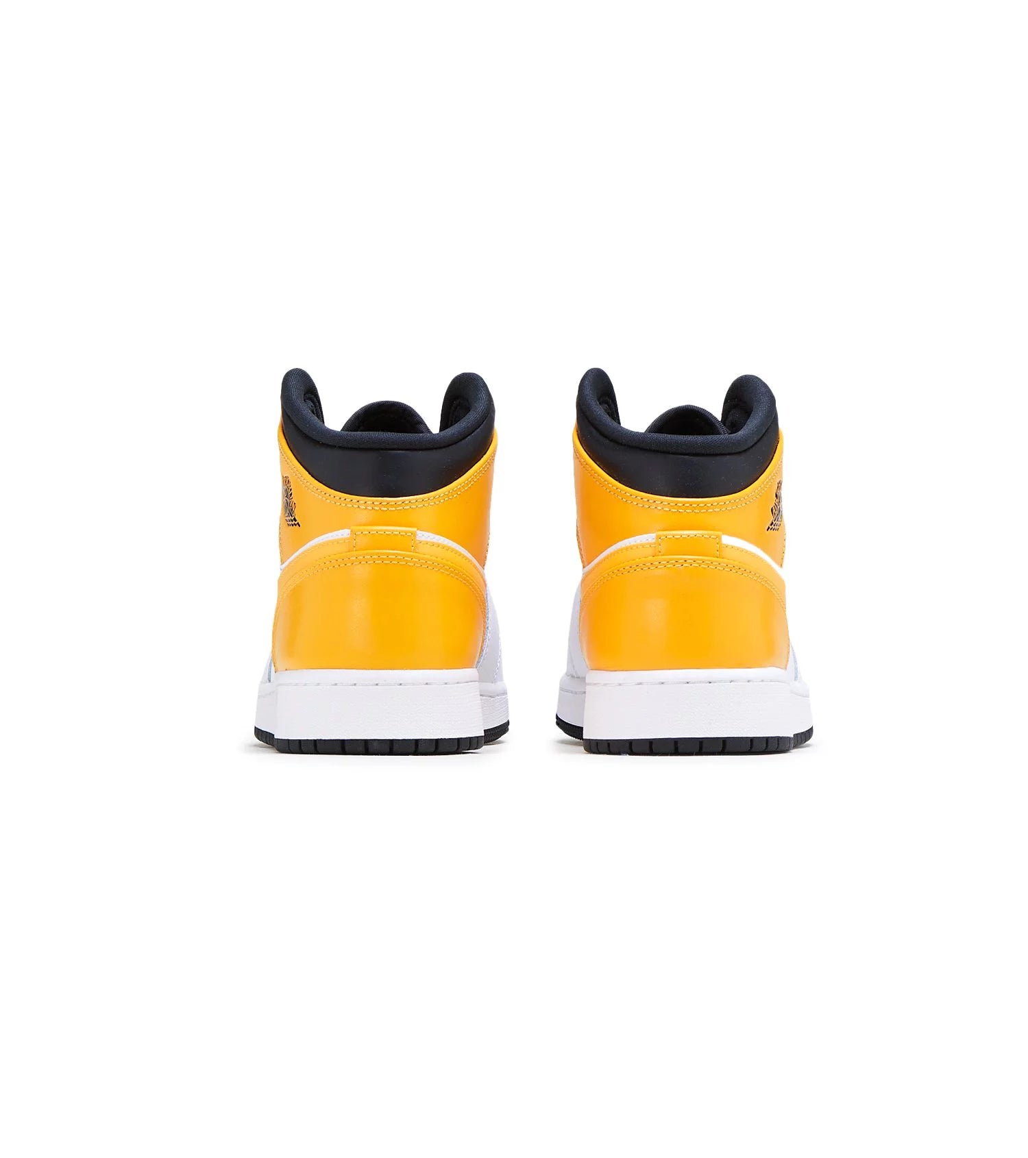 Big Kid'S  1 Mid "University Gold" White/University Gold-Blk (554725 170) - 6.5