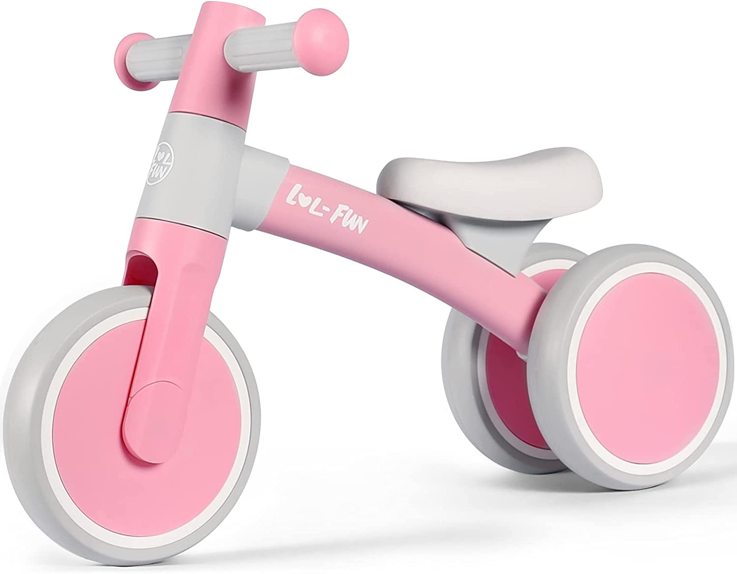 Baby Balance Bike 1 Year Old Toy, Gifts for One Year Old Girl and Boys, Baby Toys 12-18 Months Birthday Gifts Pink