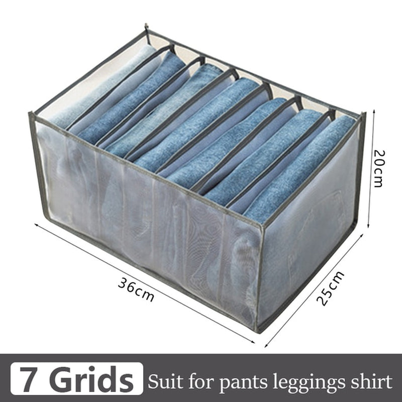 Jeans Organization Storage Box Closet Organizer Clothing Organization System Drawer Organizers Cabinet Pants Storage Organizer